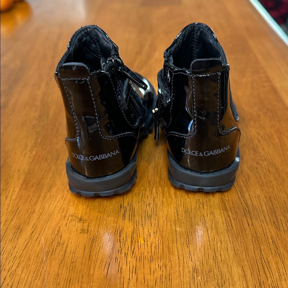 Dolce & Gabbana Black Kids Boots - Picture 3 of 9